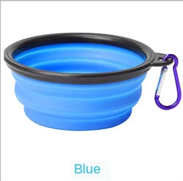 1PC Foldable Silicone Bowl for Pet (5.1 inches)