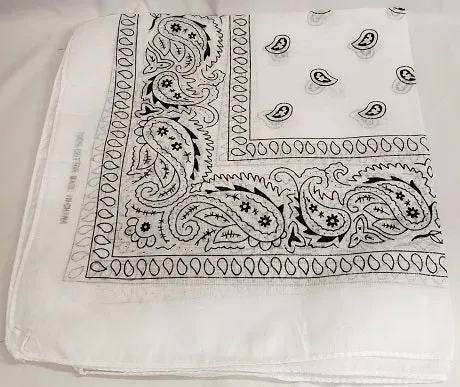 Bam -- Cotton Paisley Bandanas