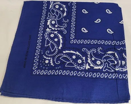Bam -- Cotton Paisley Bandanas