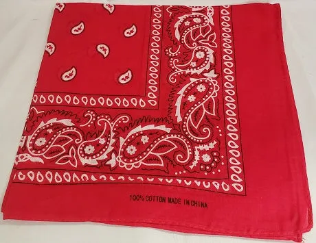 Bam -- Cotton Paisley Bandanas