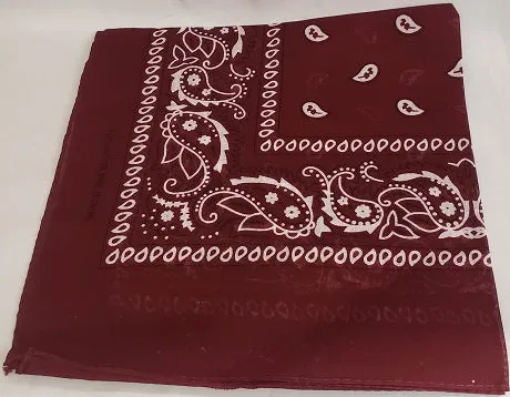 Bam -- Cotton Paisley Bandanas