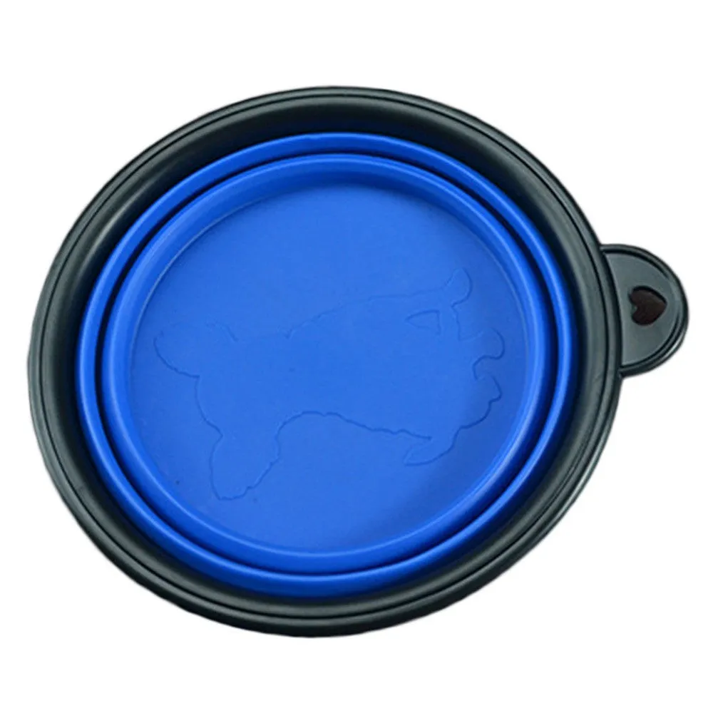 Collapsible Foldable Silicone Dow Bowl Candy Color Outdoor Travel Portable