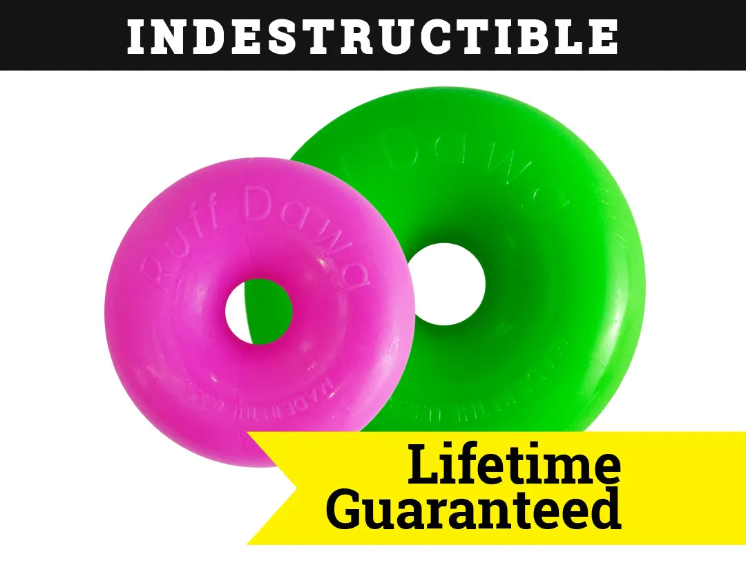 Dawg Nut Rubber Retrieving Dog Toy by RuffDawg
