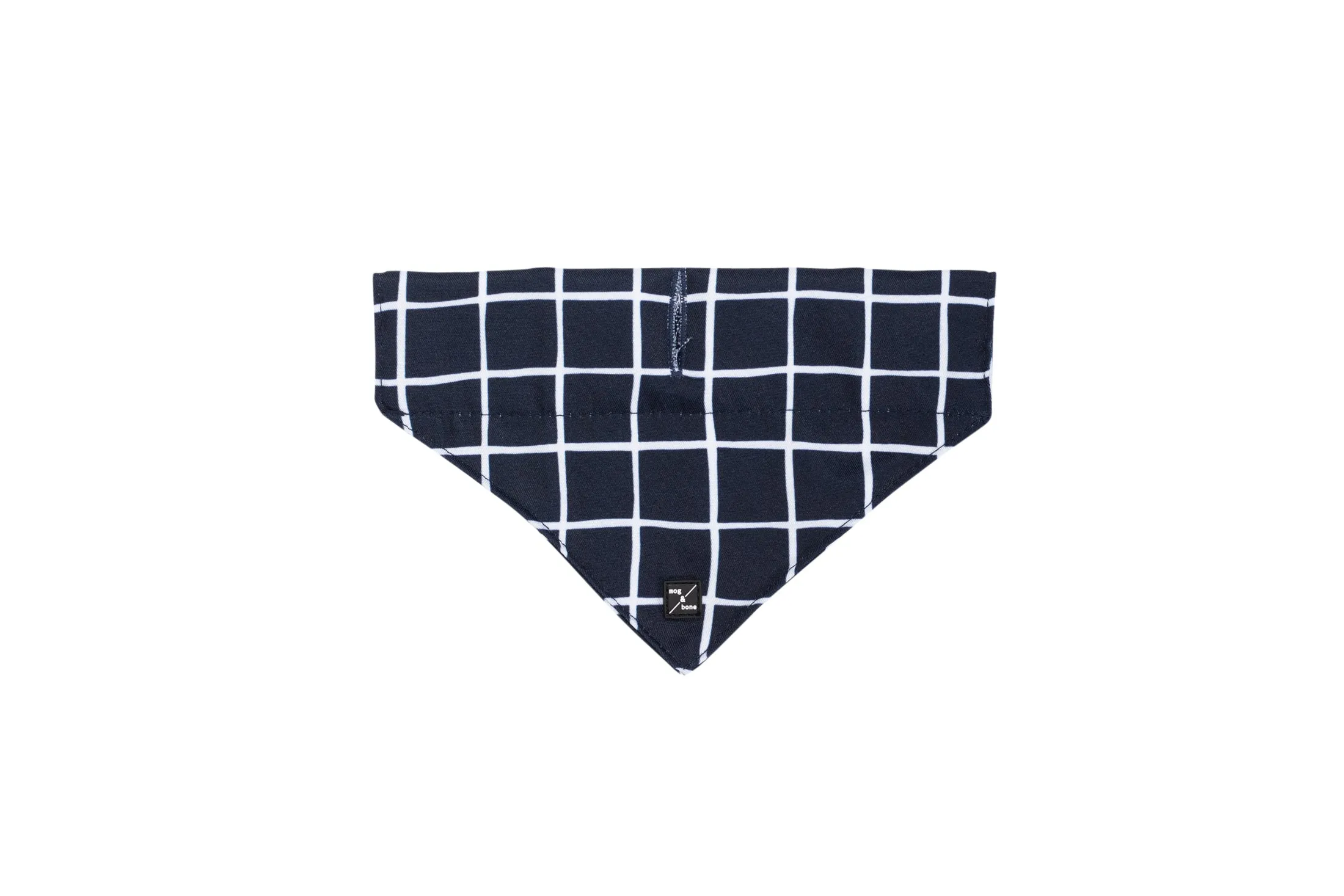 Dog Bandana - Navy Check Print