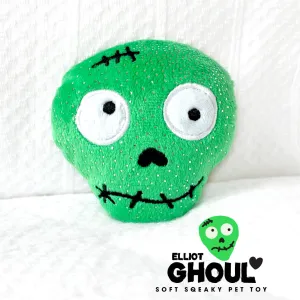 Elliot Ghoul Halloweeen Dog Toys for Small Dogs Plush Squeaky