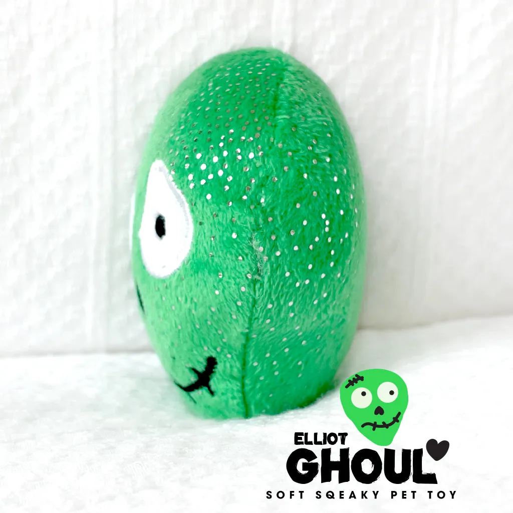 Elliot Ghoul Halloweeen Dog Toys for Small Dogs Plush Squeaky