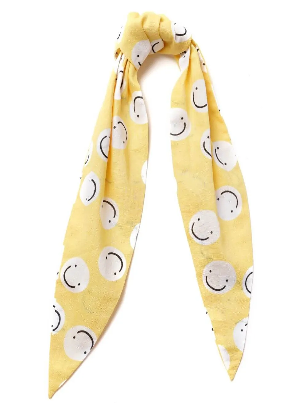 Hair Wrap - Smile Face Friends Yellow