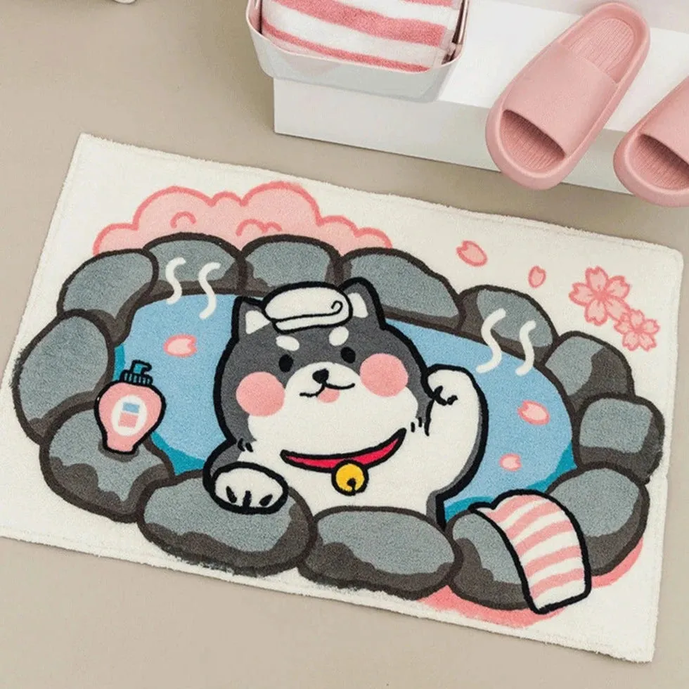 Hot Spring Animals Floor Mats