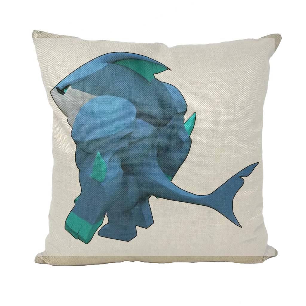 Ice Shark Throw Pillows
