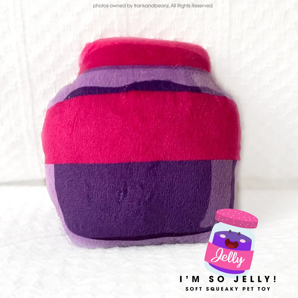 I'm So Jelly Mini Dog Toys for Little Dogs  Squeaky