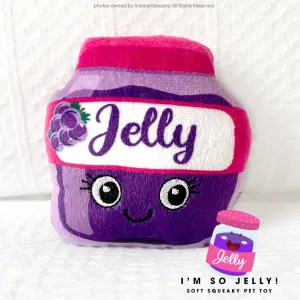 I'm So Jelly Mini Dog Toys for Little Dogs  Squeaky