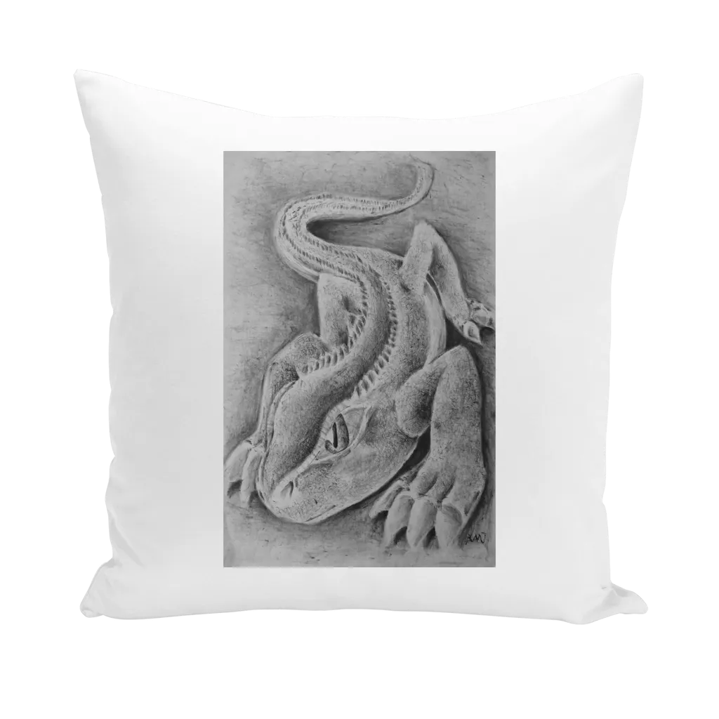 Lizzy the Lizard Throw Pillows