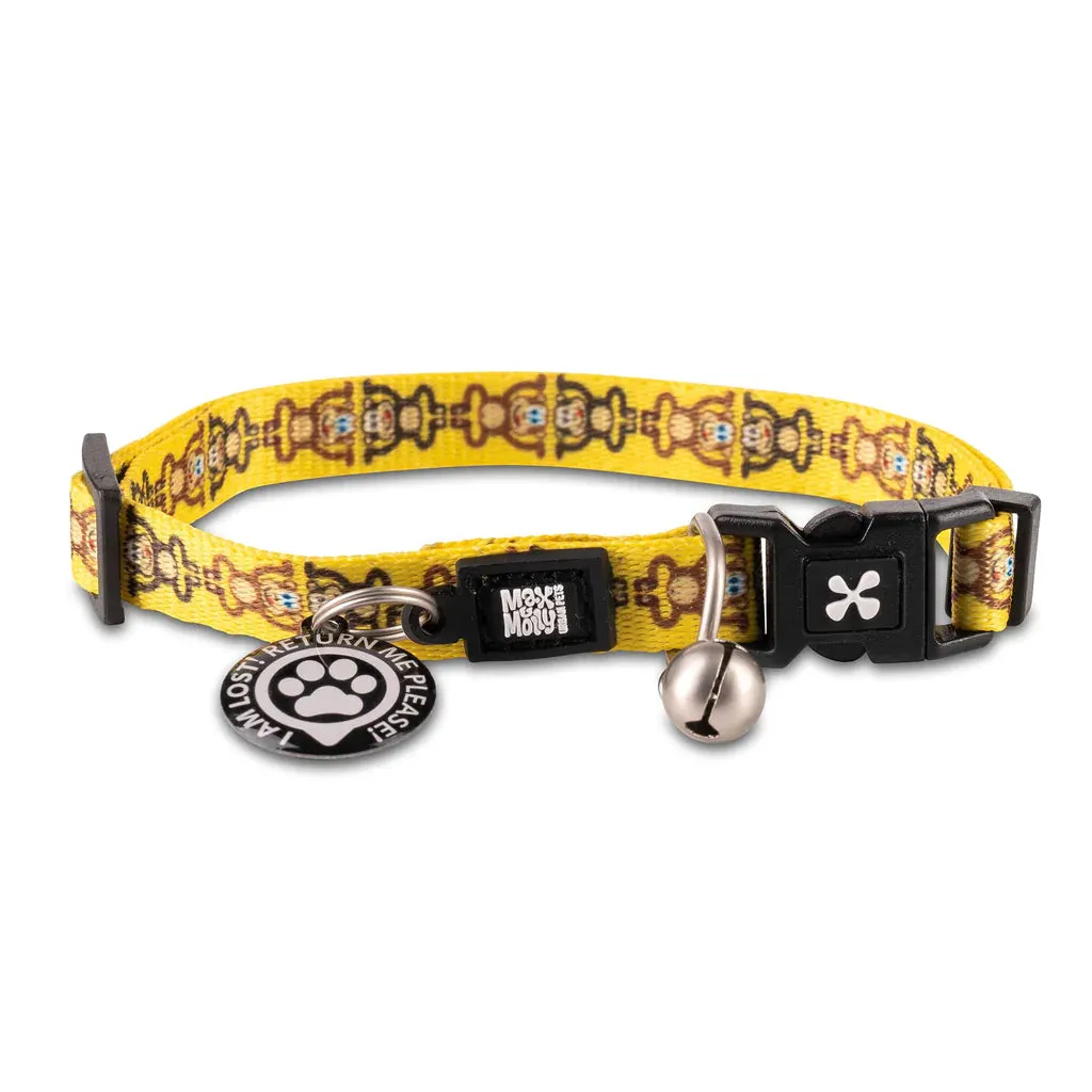 Max & Molly Monkey Maniac Smart ID Cat Collar