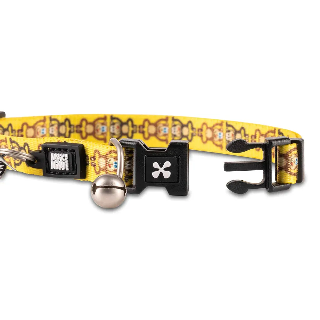 Max & Molly Monkey Maniac Smart ID Cat Collar