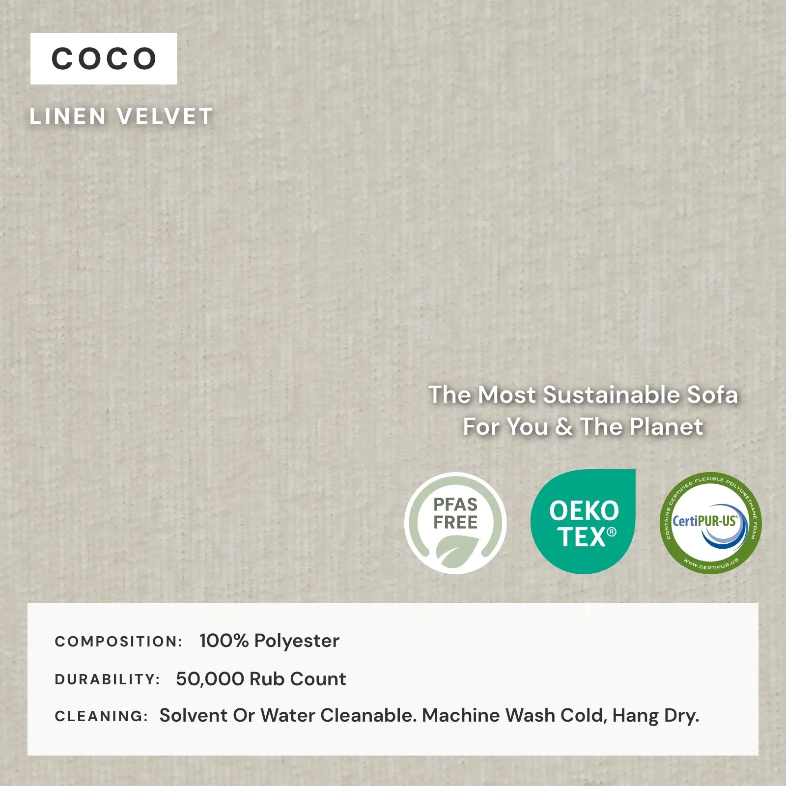 Modular Washable 7-Seater U-Sectional in Coco | Memorix  Seat | Cloud Pillow