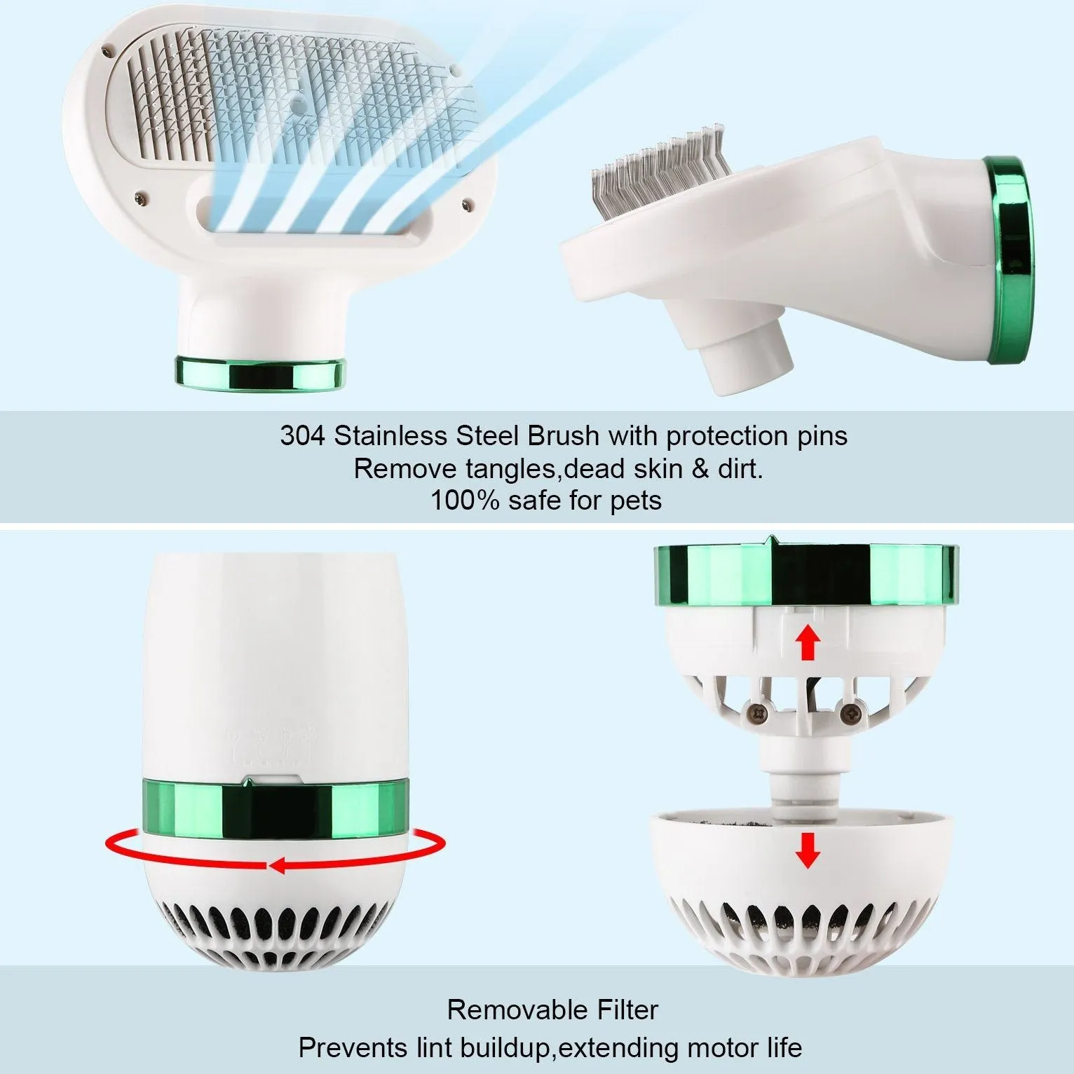 Ownpets 2-in-1 Pet Hair Dryer Portable