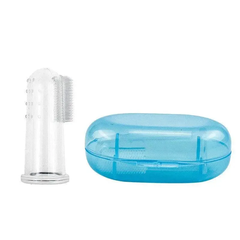 Pet cleaning products  Finger Silicone Toothbrush
