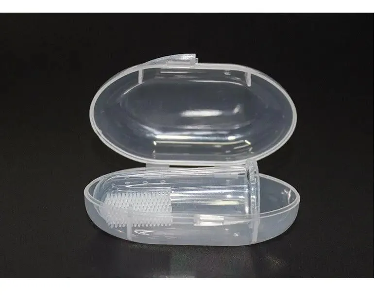 Pet cleaning products  Finger Silicone Toothbrush