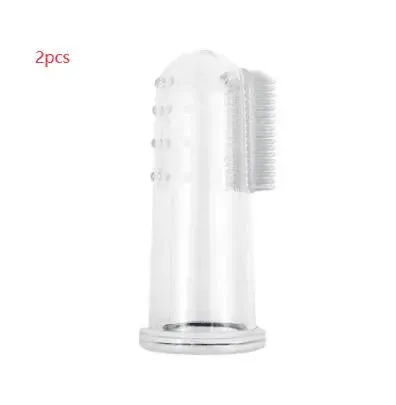 Pet cleaning products  Finger Silicone Toothbrush