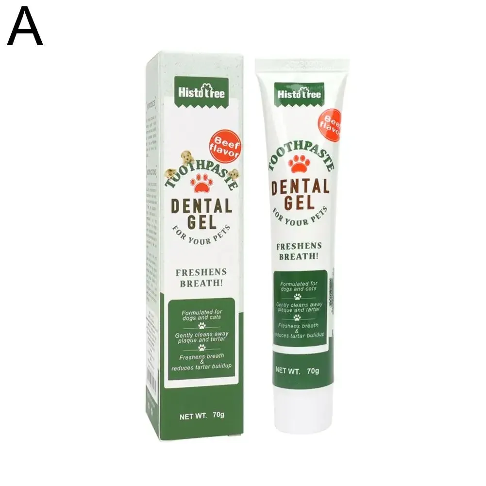 Pet Dog Toothpaste | Vanilla Beef Flavor | Cat and Dog Dental Cleaning Supplies