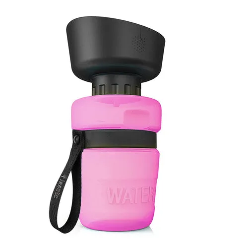 Portable Dog Water Bottle Foldable Pet Feeder Bowl Water Bottle Pets