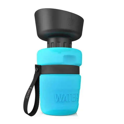 Portable Dog Water Bottle Foldable Pet Feeder Bowl Water Bottle Pets
