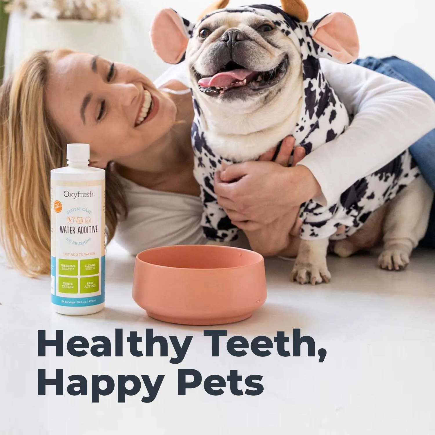Premium Pet Dental Water Additive - Best Way to Fight Pet Bad Breath