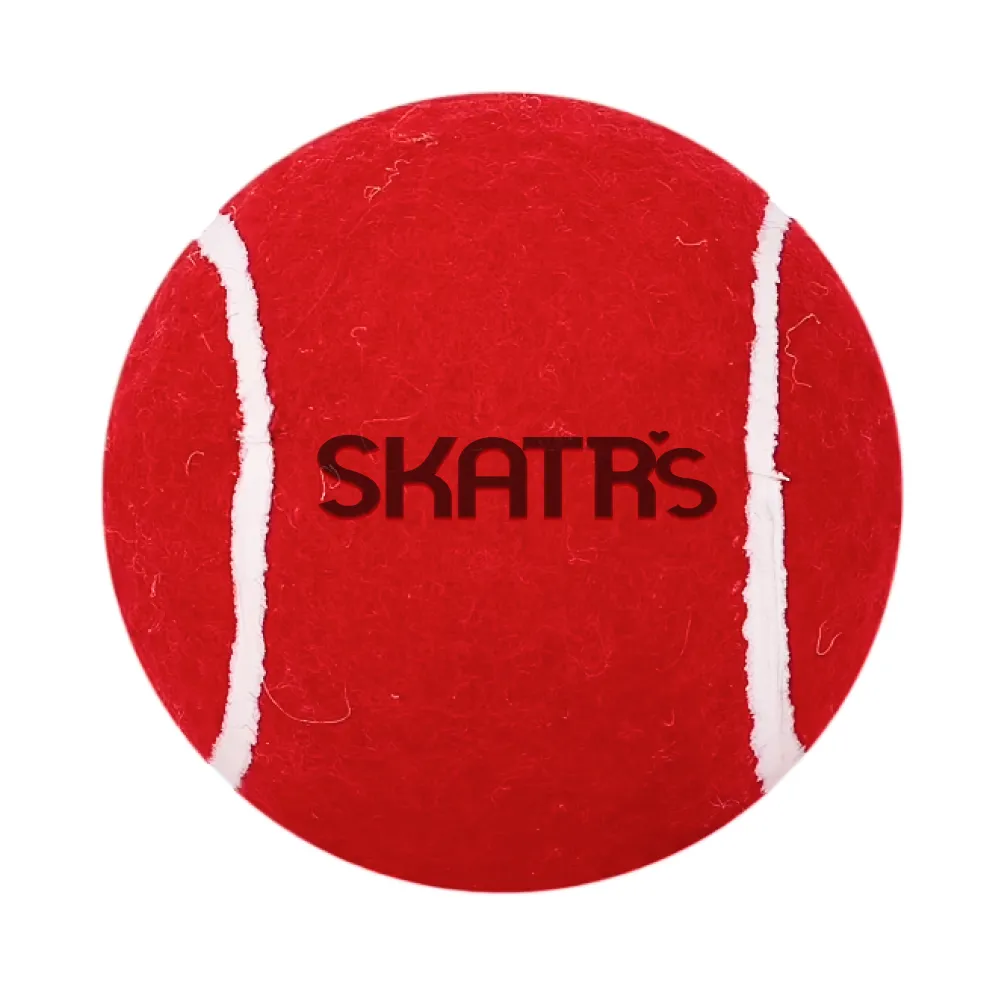 Skatrs Tennis Ball for Dogs and Triple Ring Rope Chew Toy for Dogs and Cats Combo